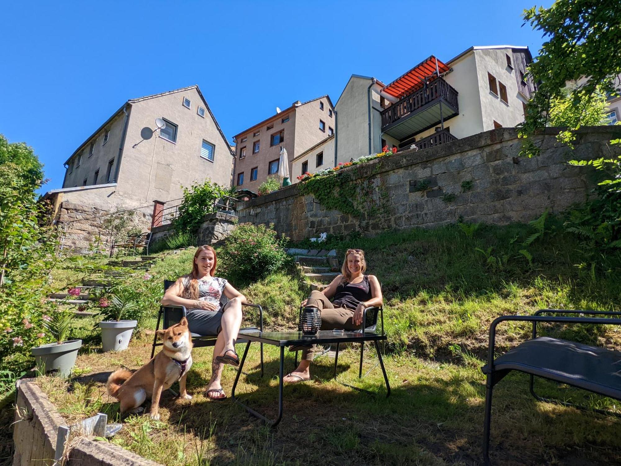 F2 - Urlaubsmagie Sauna, Whirlpool, Pool & Garten Зебниц Экстерьер фото